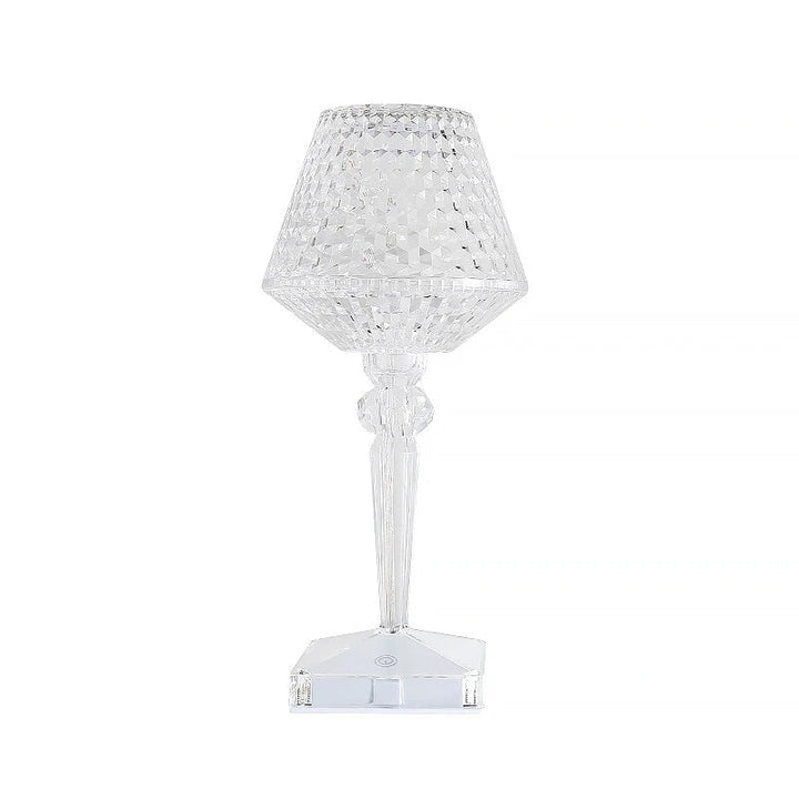 LED Crystal Lamp Romantic Diamond Rose Light Projector Adjustable Touch Night Lights USB Table Lamps Light Fixture Birthday Gift